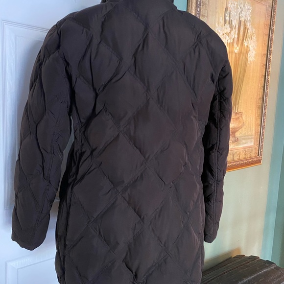 Lands End Chocolate Brown Down Jacket - Size XL - Picture 5 of 6
